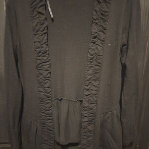 Iz Byer Elegant Black Cardigan